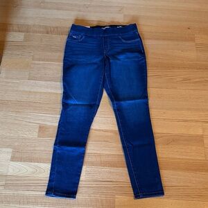 Nine West Dark Blue Pull-On Skinny Jeans